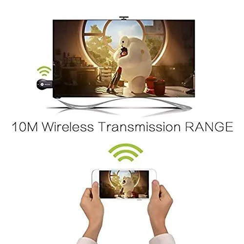Anycast Wireless WiFi 1080P HDMI Display TV Dongle Receiver Black
